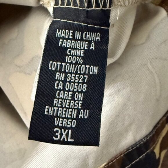 Vintage Marithe Francois Girbaud Camo Shirt Jacket Y2K Button Up Streetwear 3XL - Picture 9 of 10